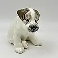 Фаянсовая статуэтка "Щенок" скульптора Гуревич, Конаковский завод, СССР 1950-е - View 2