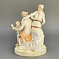 Фарфоровая скульптурная группа Meissen "Венера с амуром и нимфой", 1880-е гг. - View 4