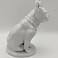 Фарфоровая статуэтка «Боксер», скульптор В.С. Драчинская, ЛФЗ, СССР, 1960-е - View 2