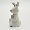 Фарфоровая статуэтка «Белый заяц» с росписью, Азия, современность - View 3