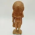 Резная деревянная статуэтка "Восточный старец с корзиной", Азия, середина XX века - View 4