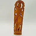Резная деревянная статуэтка Кришны, Индия, 1970-1990 гг. - View 4