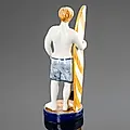 Фаянсовая статуэтка "Серфингист" авторства Н.И. Туленковой, Конаковский завод, Россия - View 2