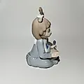 Фарфоровая статуэтка "Девочка с тарелкой", NAO Porcelain, Испания, 1988-2000 гг. - View 4
