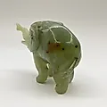 Статуэтка слона из поделочного камня, азиатская работа, 2000-2010 гг. - View 3