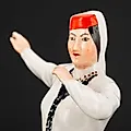 Фарфоровая статуэтка «Танцующая татарка» Дулевского завода, СССР 1937-1940 гг. - View 3