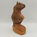 Резная деревянная статуэтка "Медведь", СССР, 1970-1990 гг. - View 2