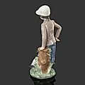 Фарфоровая статуэтка "Мальчик с собакой" скульптора Хосе Роига, NAO Porcelain, Испания, 1983 год - View 3