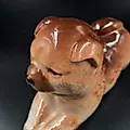 Фарфоровая статуэтка собаки породы чау-чау, скульптор П.П. Веселов, ЛФЗ, СССР, 1970-1990-е годы - View 6