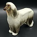 Фарфоровая статуэтка "Афганская борзая" чёрно-белая, скульптор П.П. Веселов, ЛФЗ, СССР - View 4