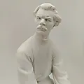 Фарфоровая статуэтка Максима Горького авторства В.Г. Стамова, ЛФЗ, СССР, 1950-1960 гг. - View 2