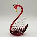 Стеклянная статуэтка Царевна-Лебедь, гутная техника, Россия, 1990-2015 - View 2