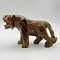 Резная статуэтка тигра из натурального оникса, азиатская работа, 2000-2015 гг. - View 5