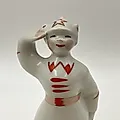 Фарфоровая статуэтка "Юный буденовец" Городницкого завода, СССР, 1960-1980 гг. - View 2