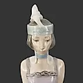 Фарфоровая статуэтка Lladro "Дама с собачкой" в стиле Ар-деко, Испания, 1985 г. - View 2