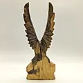 Резная деревянная статуэтка Орёл с лаковым покрытием, СССР, 1970-1990 гг. - View 4