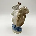 Фарфоровая статуэтка "Белка" скульптора Бессарабовой, Турыгинский завод (Гжель), СССР, 1950-1960-е годы - View 4