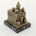 Миниатюрная скульптура "Архангельский собор" из бронзы и камня, СССР, 1970-е годы - View 4