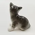 Фарфоровая статуэтка Котенок Парамоша, скульптор Трофимова, СССР 1980-е - View 3