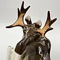 Фарфоровая статуэтка "Лось" скульптора Веселова, ЛФЗ, 1991-2005 гг. - View 6