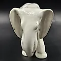 Фаянсовая статуэтка "Слон" Кировского завода, СССР, 1940-1960 гг. - View 4