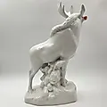 Фарфоровая статуэтка "Лось" скульптора Воробьёва, ЛФЗ СССР - View 4