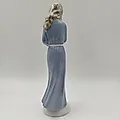 Фарфоровая статуэтка "Женщина со свечой" ("Перед сном") от VEB Porzellanfiguren Lippelsdorf, ГДР, 1970-1990 гг. - View 3