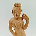 Статуэтка Индианка из дерева, резьба, Индия, 1970-1990 гг. - View 2