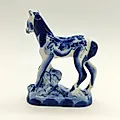 Фарфоровая статуэтка «Жеребенок» Гжель, роспись, Россия - View 4