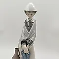 Фарфоровая статуэтка Lladro «Девушка с глиняными сосудами», Испания, 1980-2000 - View 4