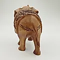 Статуэтка Слон в попоне, дерево, резьба, Азия, конец XX века - View 6