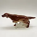 Фарфоровая статуэтка Ирландский сеттер, ЛФЗ, СССР, 1970-1991 - View 3