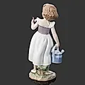 Фарфоровая статуэтка Lladro «Доброе утро, бабочка» (Good Morning Butterfly), Марко Антонио Ногерон, Испания, 2010 - View 2