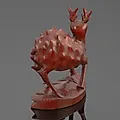 Статуэтка оленя из дерева, Азия, 1950-1970 гг. - View 3