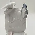 Фарфоровая плакетка Lladro с голубем и розой, 1998 - View 5