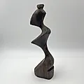Деревянная статуэтка силуэт девушки, резьба, Африка, 1990-2010 - View 3