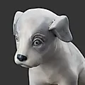 Фарфоровая статуэтка «Щенок», роспись, СССР, 1930-1950 гг. - View 2