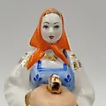Статуэтка 'Девушка с караваем' из фарфора, Дулево, СССР, 1950-1965 - View 2