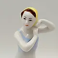 Фарфоровая статуэтка Юная купальщица, ЛФЗ, 1960-70 гг. - View 2