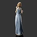 Фарфоровая статуэтка "Девушка с букетом цветов", NAO Porcelain, Испания, 1999 - View 2