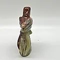 Статуэтка из натурального камня «Попугай на пне» — резная азиатская скульптура, 1980-2000 гг. - View 2