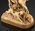 Фарфоровая скульптура "Охота" Royal Dux, Чехословакия, 1930-1950 - View 3