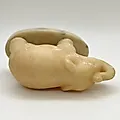 Статуэтка слона из камня, резьба, СССР 1980-1990 гг. - View 5