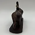 Статуэтка «Слоны» из дерева и кости, Индия, 1980–1990 гг. - View 2