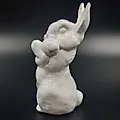 Фарфоровая статуэтка «Заяц с морковкой» Чарушин, ЛФЗ, 1970-1990 - View 4