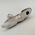 Фарфоровая статуэтка Тигр, роспись, Ленинградский завод Стройфаянс, СССР - View 3