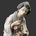 Фарфоровая статуэтка «Японка с сакурой» Lladro, Испания, 1973-1998 - View 2