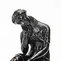 Статуэтка «Девушка с кувшином» из силумина, СССР, 1970-1990 - View 3