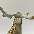 Статуэтка Лось, фарфор, аэрография, позолота, Полонское ЗХК, СССР - View 4
