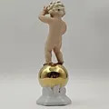 Фарфоровая статуэтка Путти на золотом шаре, Германия, 1960-1980 - View 2